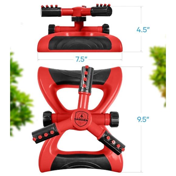 New Joeys Garden 360° Automatic Rotating Adjustable Garden Water Sprinkler - Picture 2 of 4